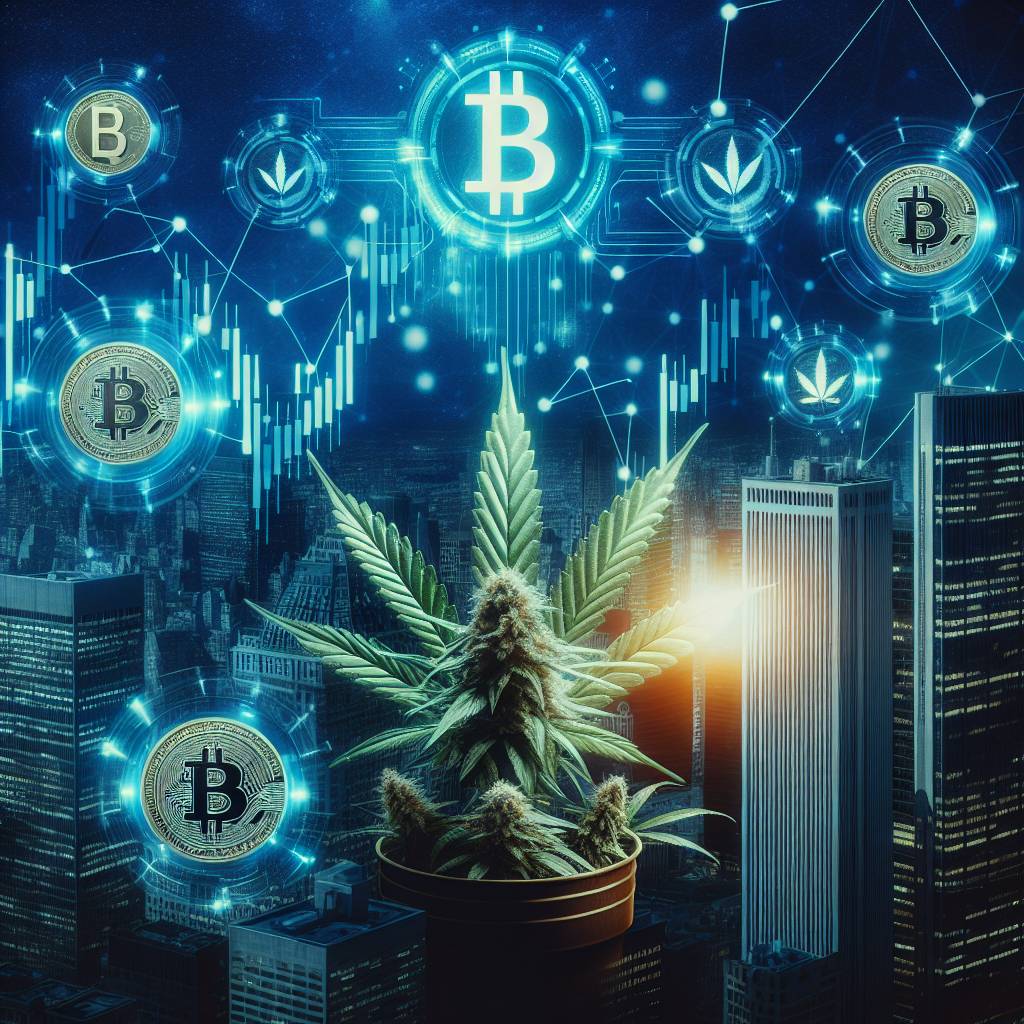 Which publicly traded cannabis companies in the US have invested in blockchain technology?