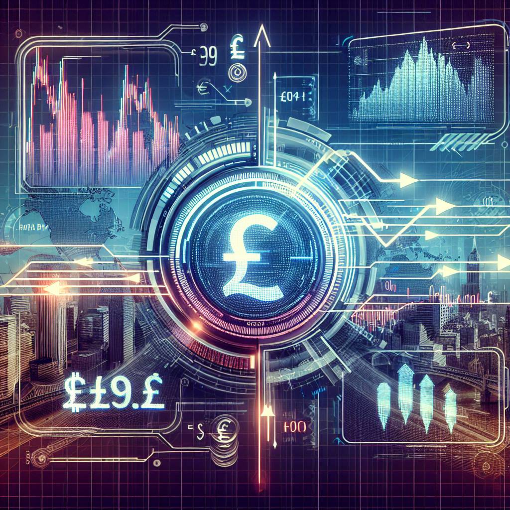 What is the current forecast for the exchange rate between pound and dollar in the cryptocurrency market?