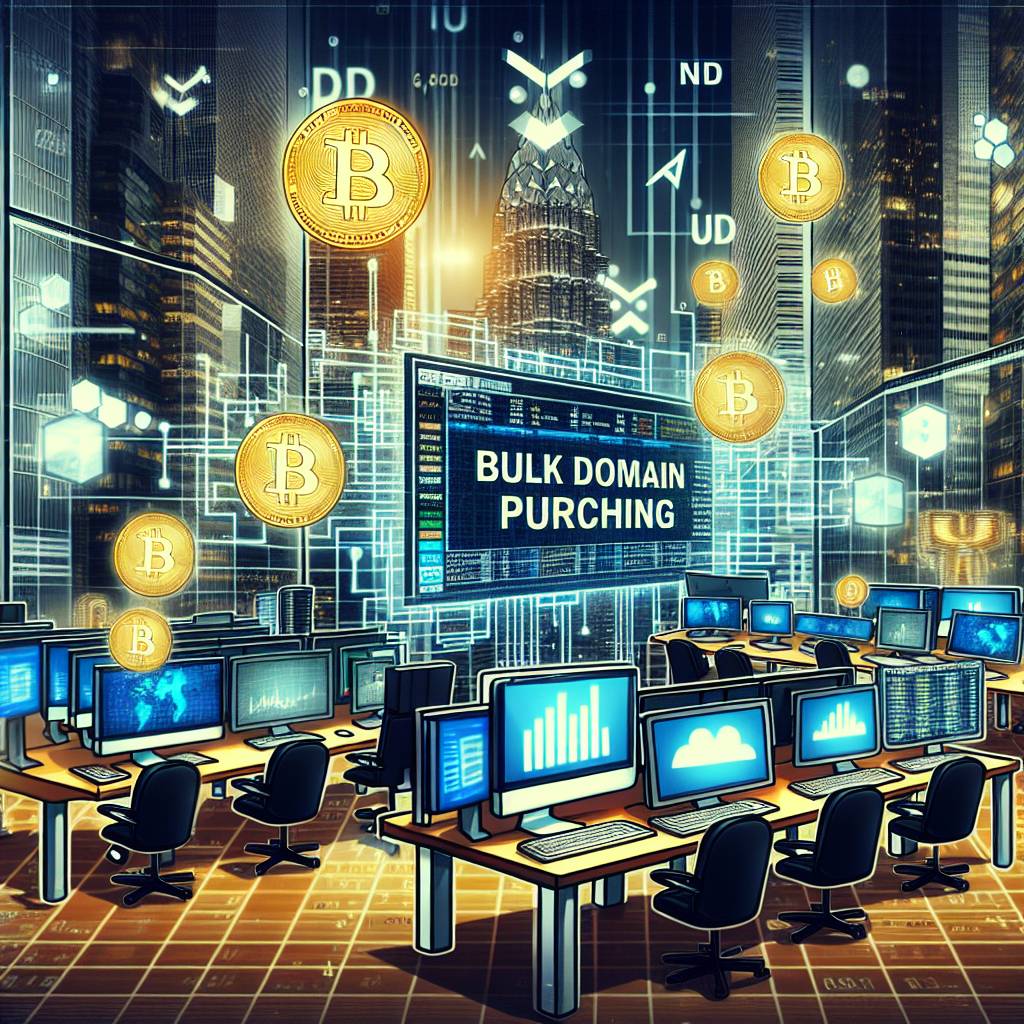 What are the benefits of bulk domain purchase for cryptocurrency businesses?