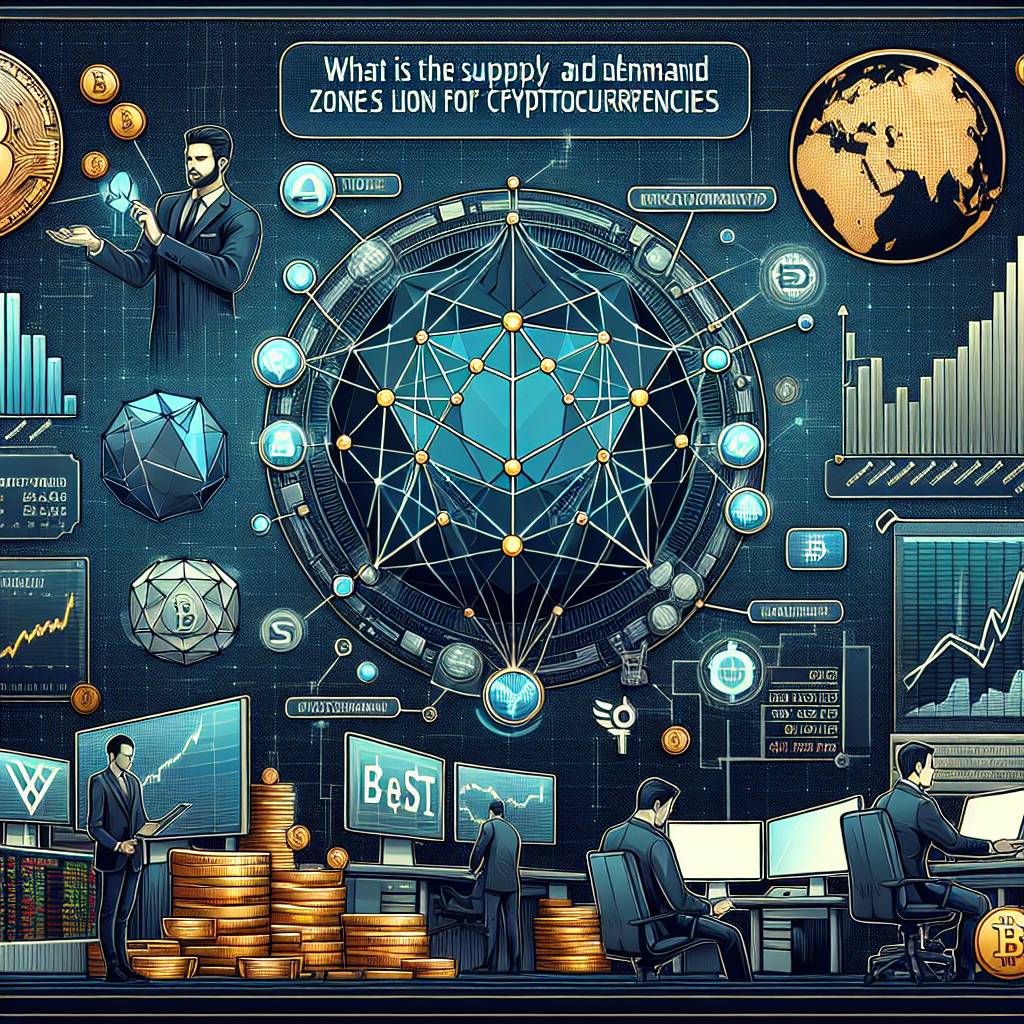 What are the key factors to consider when drawing supply and demand zones for specific cryptocurrencies?