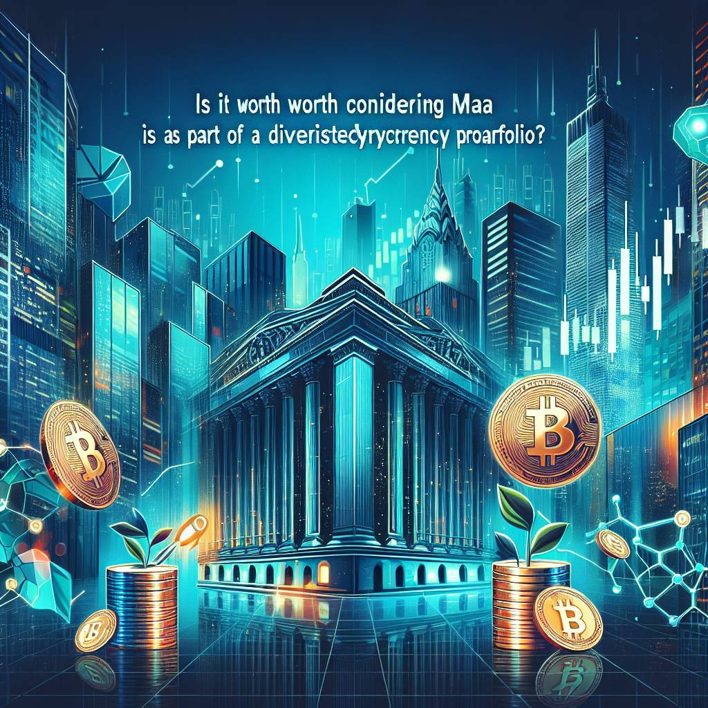 Is it worth considering MAA REIT as part of a diversified cryptocurrency portfolio?