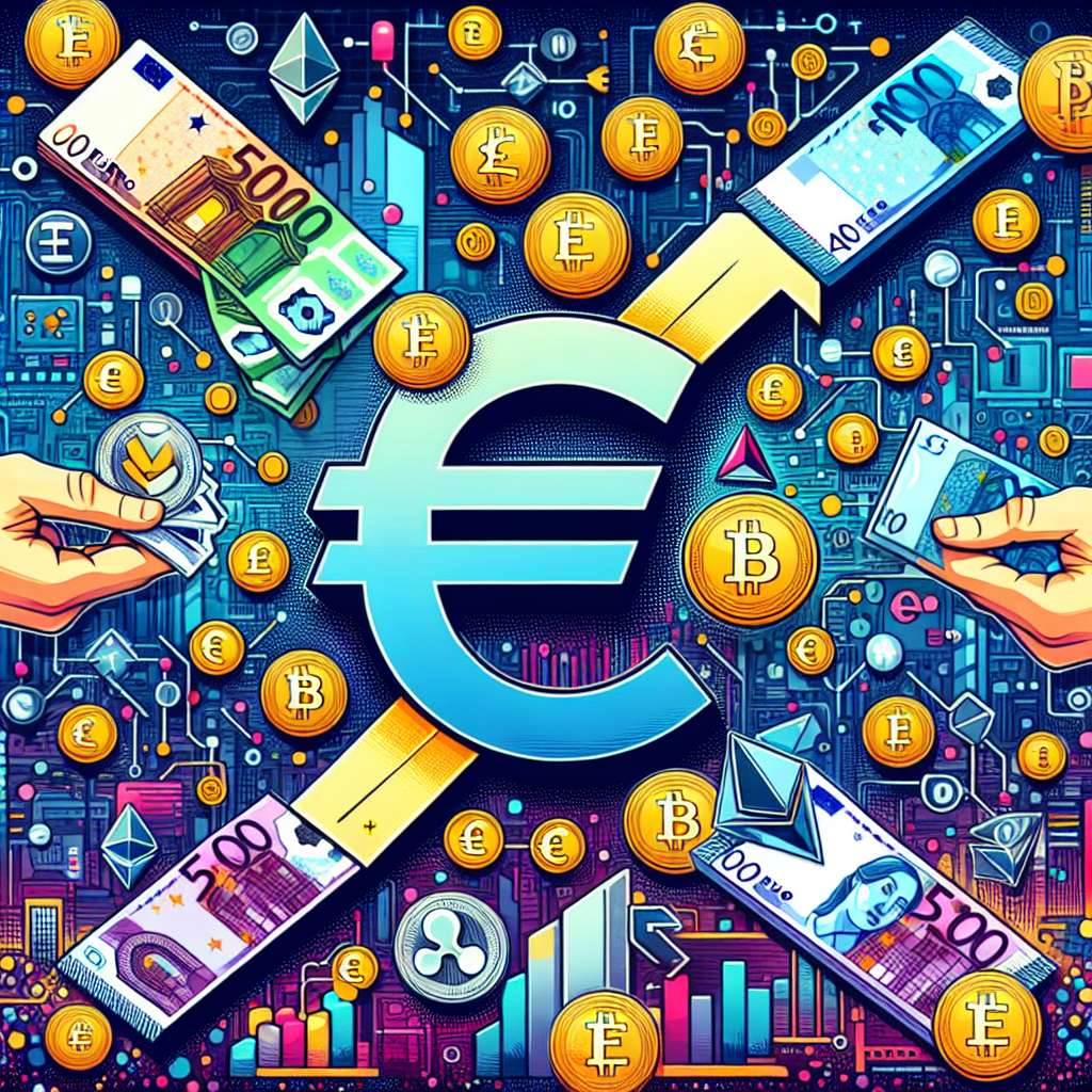 Which digital currency platforms allow for easy conversion of dollars to euros?
