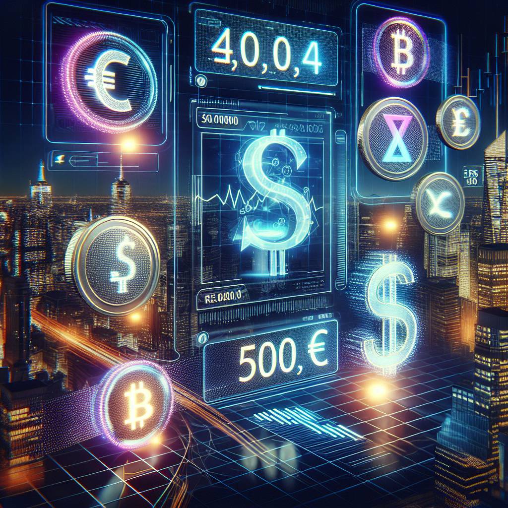 Which cryptocurrency offers the best rate for converting 500 euros to US dollars?