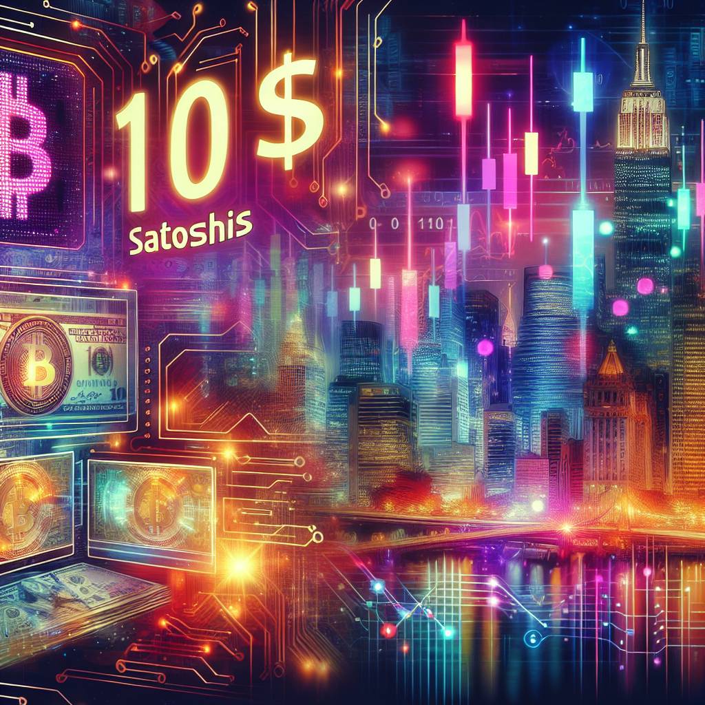 How can I convert 10 satoshis to USD?