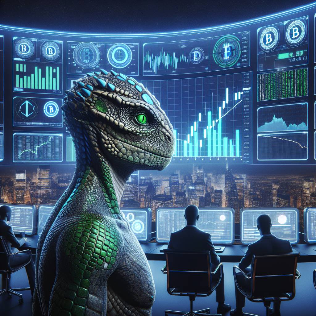 What are the signs of a reptilian humanoid in the cryptocurrency industry?