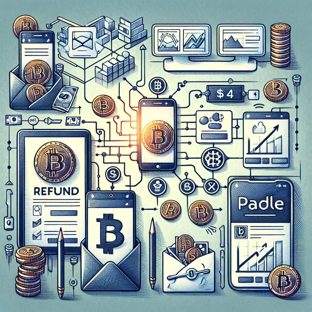 What is the process for getting a refund on paddle.net using cryptocurrency?