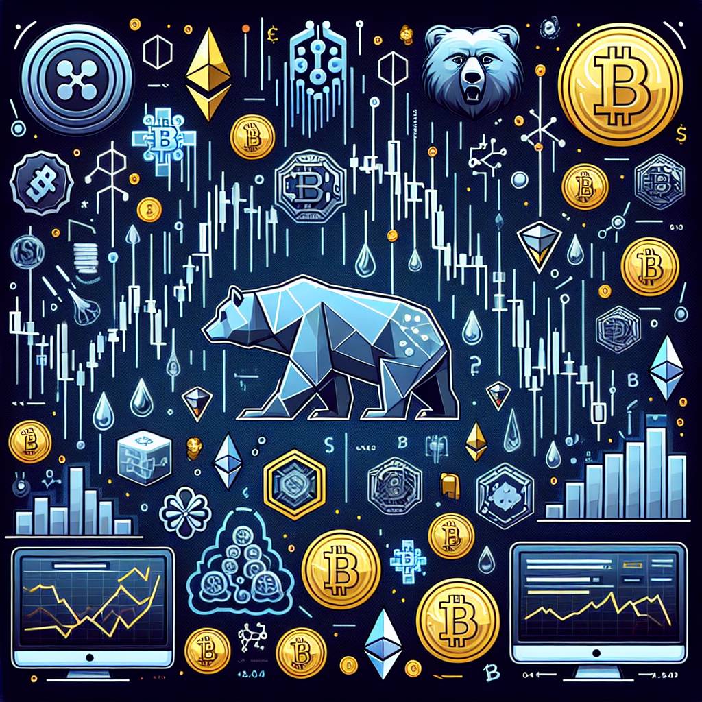 What strategies can be used to navigate a bearish market in cryptocurrencies?