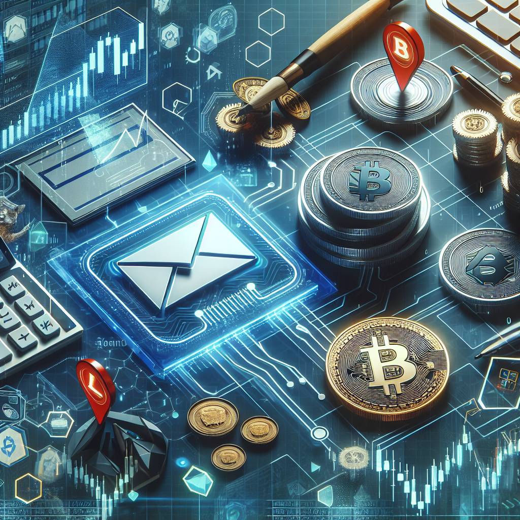What are some red flags to look out for in scam emails about cryptocurrency?