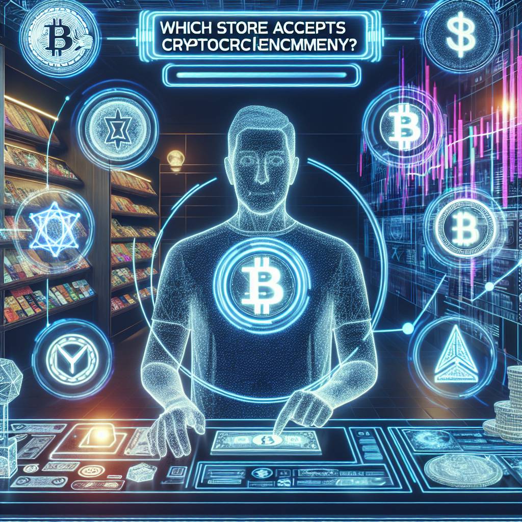 Which stores accept cryptocurrency as a form of payment?
