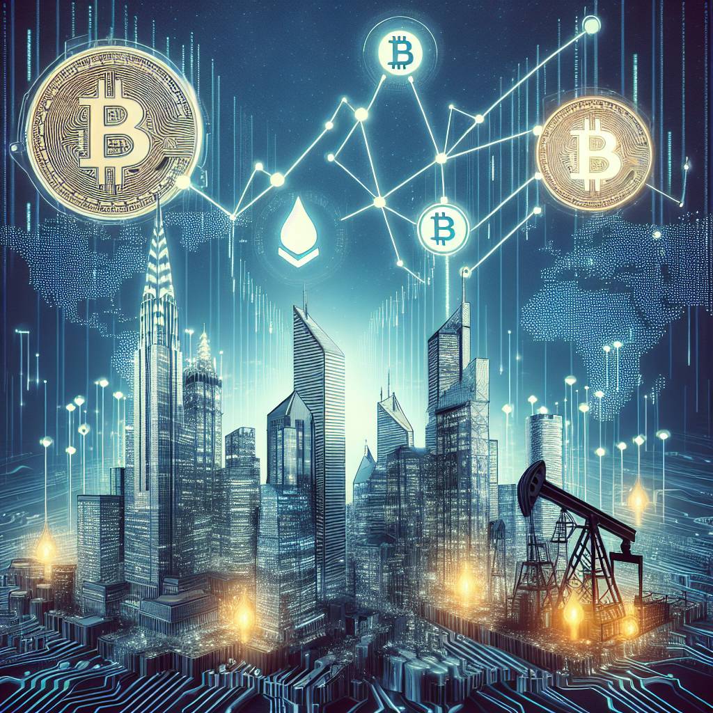 How does the price of Brent or WTI oil affect the value of cryptocurrencies?
