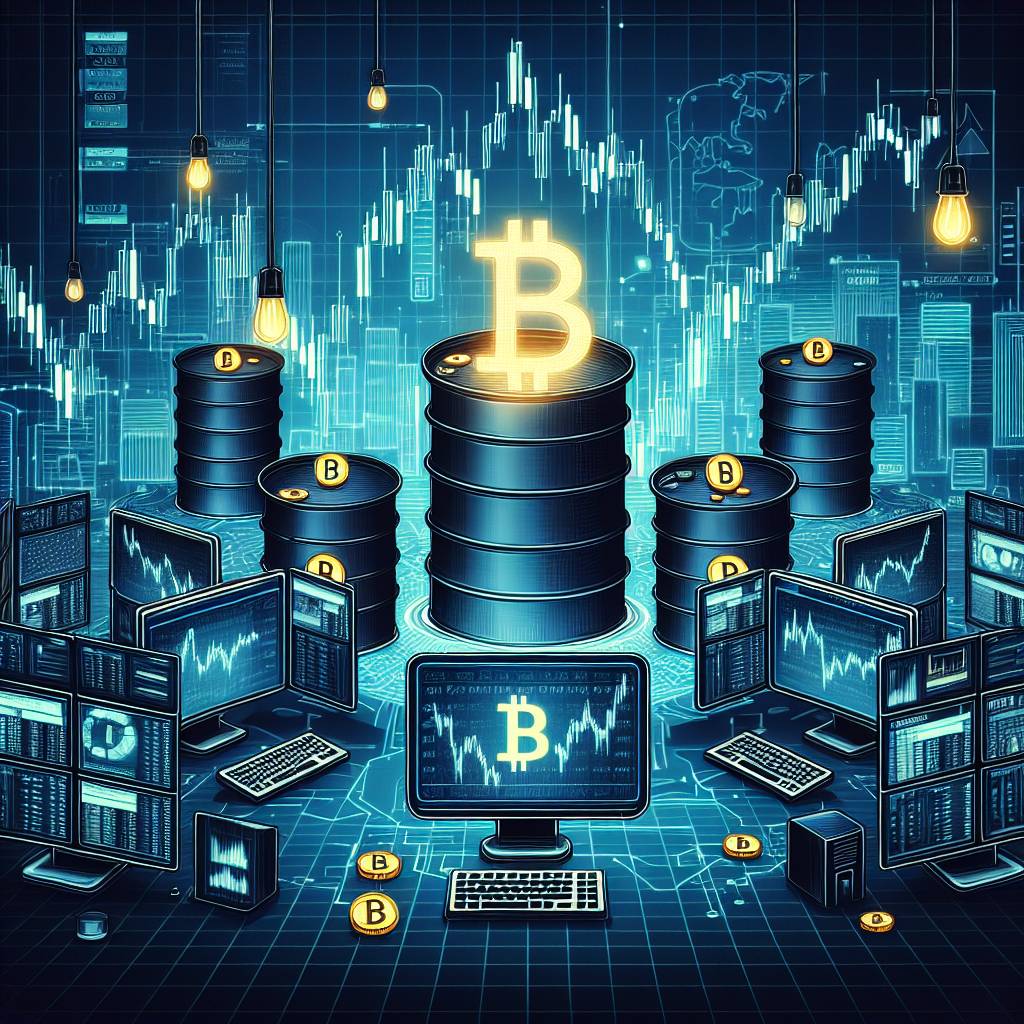 What are the potential risks and rewards for oil stock companies investing in cryptocurrencies?