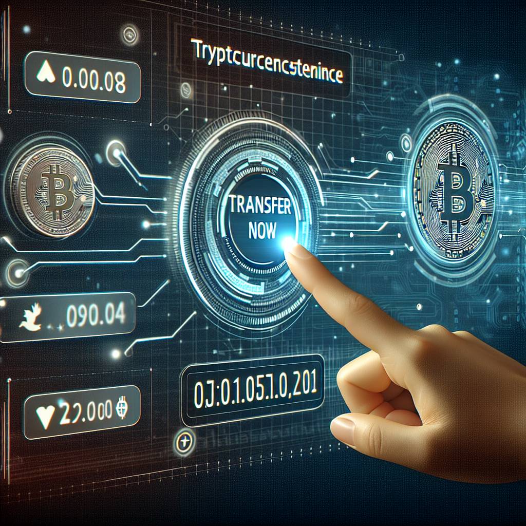 What is the process for transferring cryptocurrencies instantly with the 'Transfer Now' button?