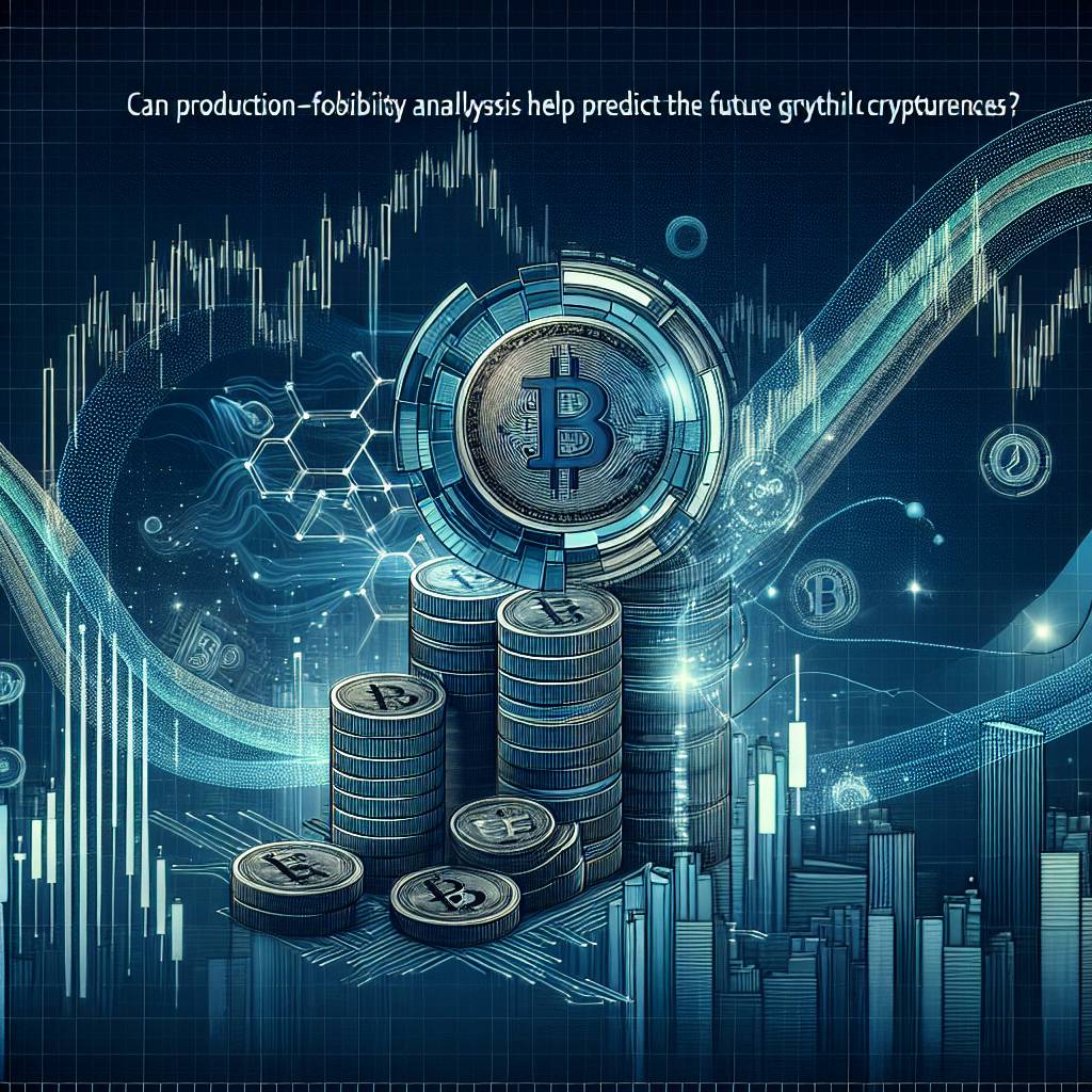 How can the production possibility frontier concept be applied to the development of new cryptocurrencies?