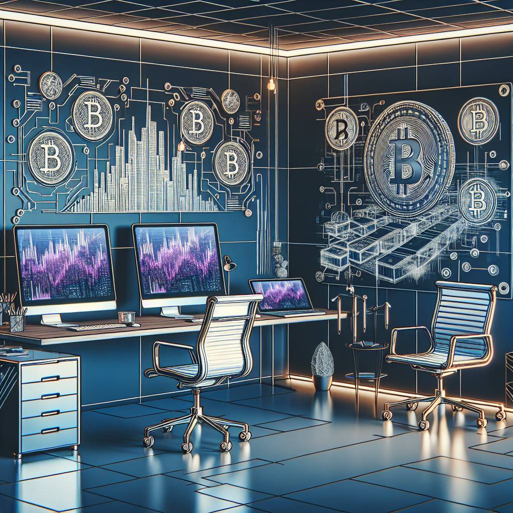 What are some trendy office fixtures that cryptocurrency enthusiasts prefer?