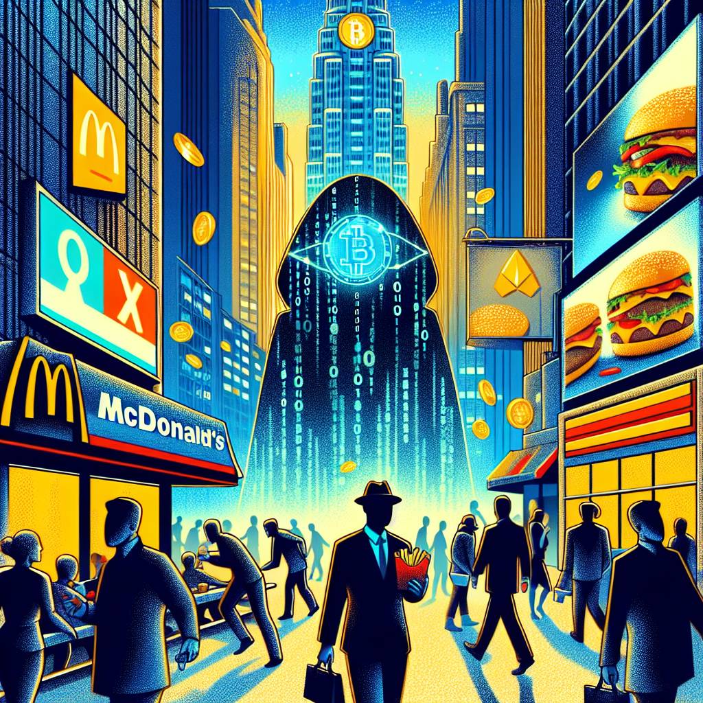 Who in the crypto community purchased McDonald's?