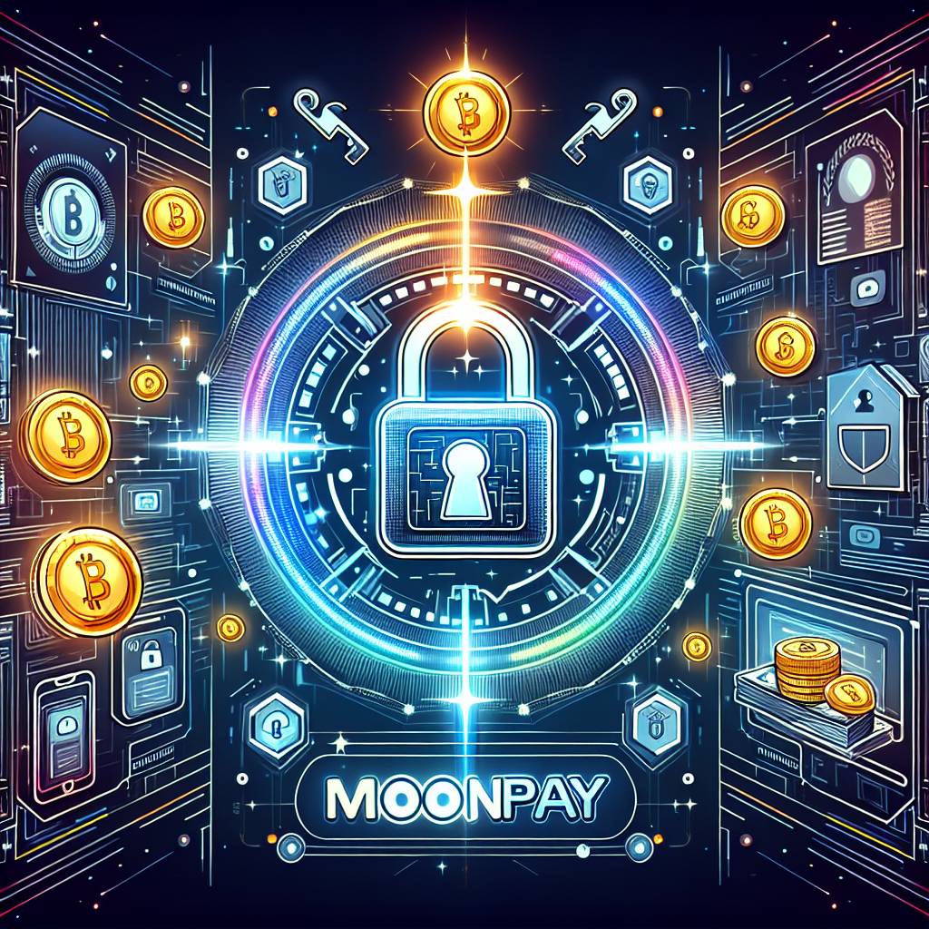 How does moonpay.io ensure the security of transactions involving digital currencies?