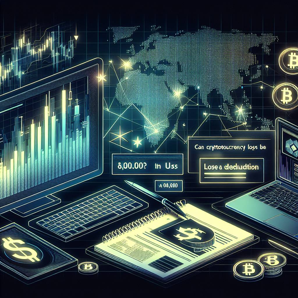 Can cryptocurrency losses be deducted from taxes in the US?