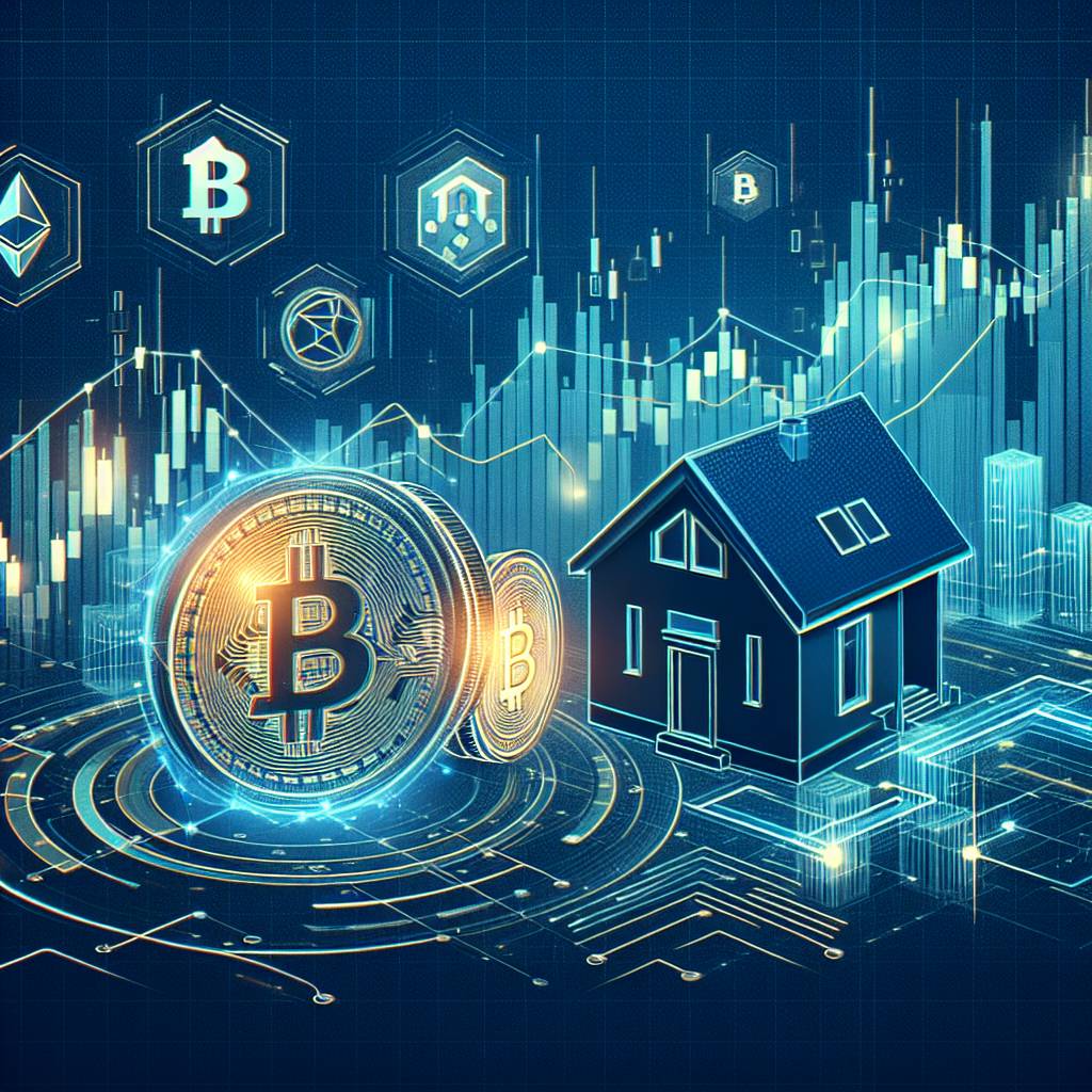 Are there any correlations between the Case Shiller Housing Index and the prices of popular cryptocurrencies?