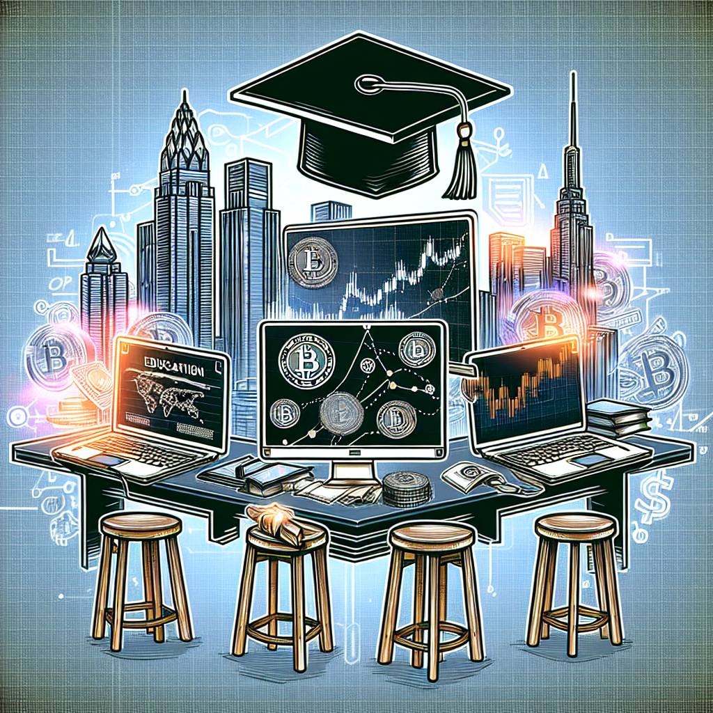 What are some educational resources for high school students interested in learning about the cryptocurrency market?