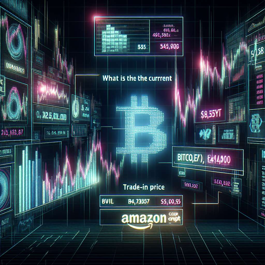What is the current trade-in price for Bitcoin on Amazon?
