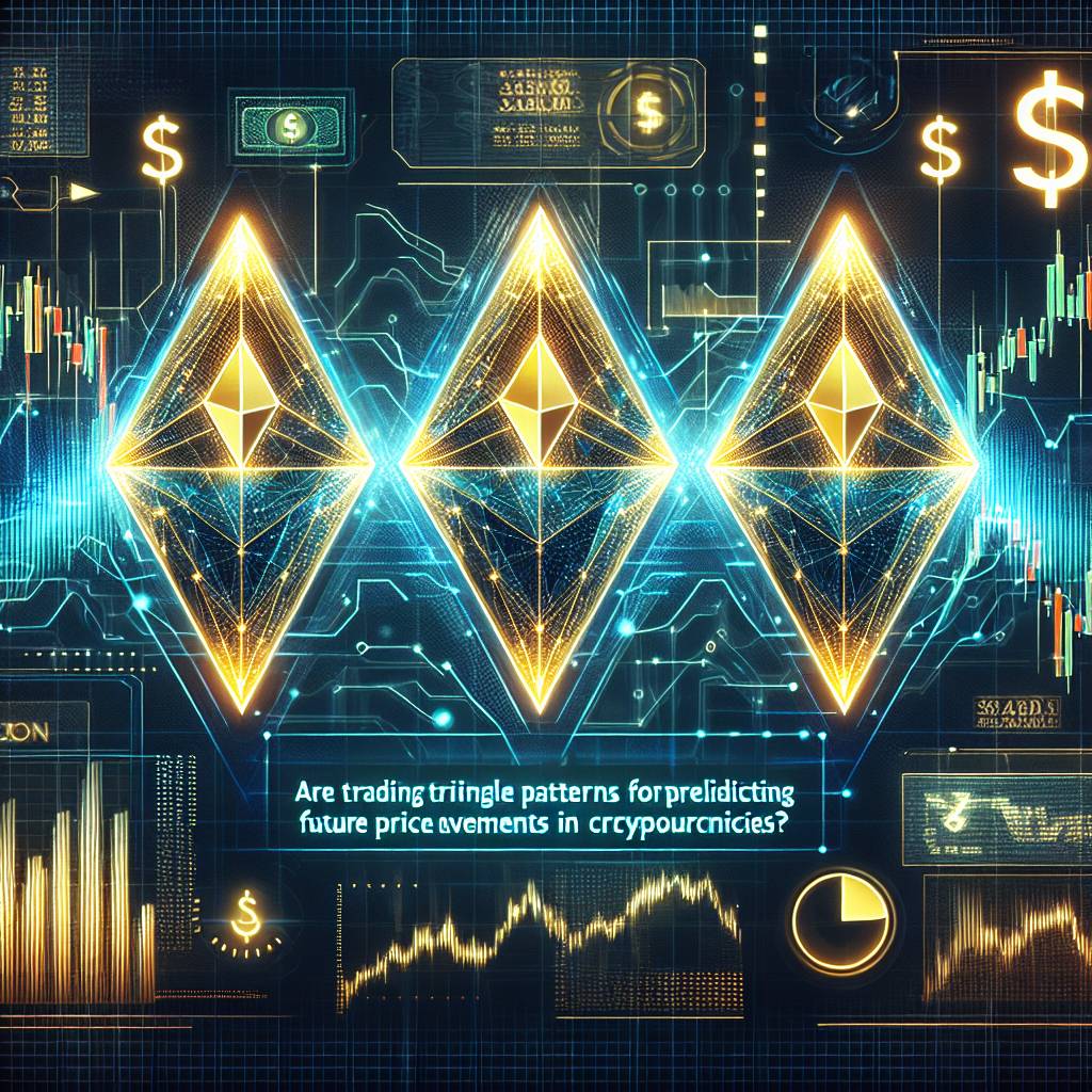 Are trading triangle patterns a reliable indicator for predicting future price movements in cryptocurrencies?