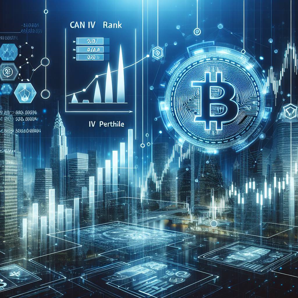 What strategies can be used to take advantage of high IV rank in cryptocurrency trading?