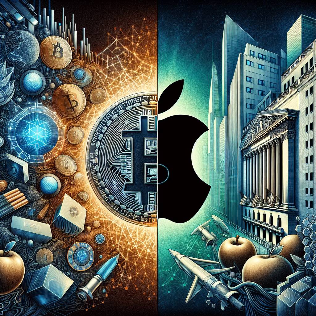 What are the risks of investing in cryptocurrency versus buying stocks like Apple?