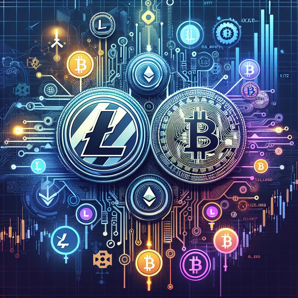 What is the difference between the total supply and circulating supply of Litecoin?