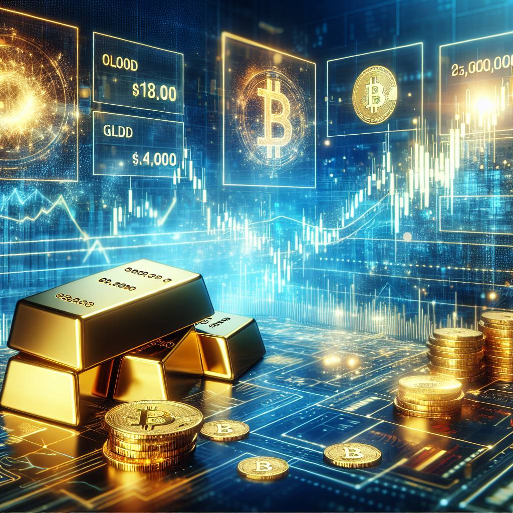 How does the price of gold impact the value of digital currencies?