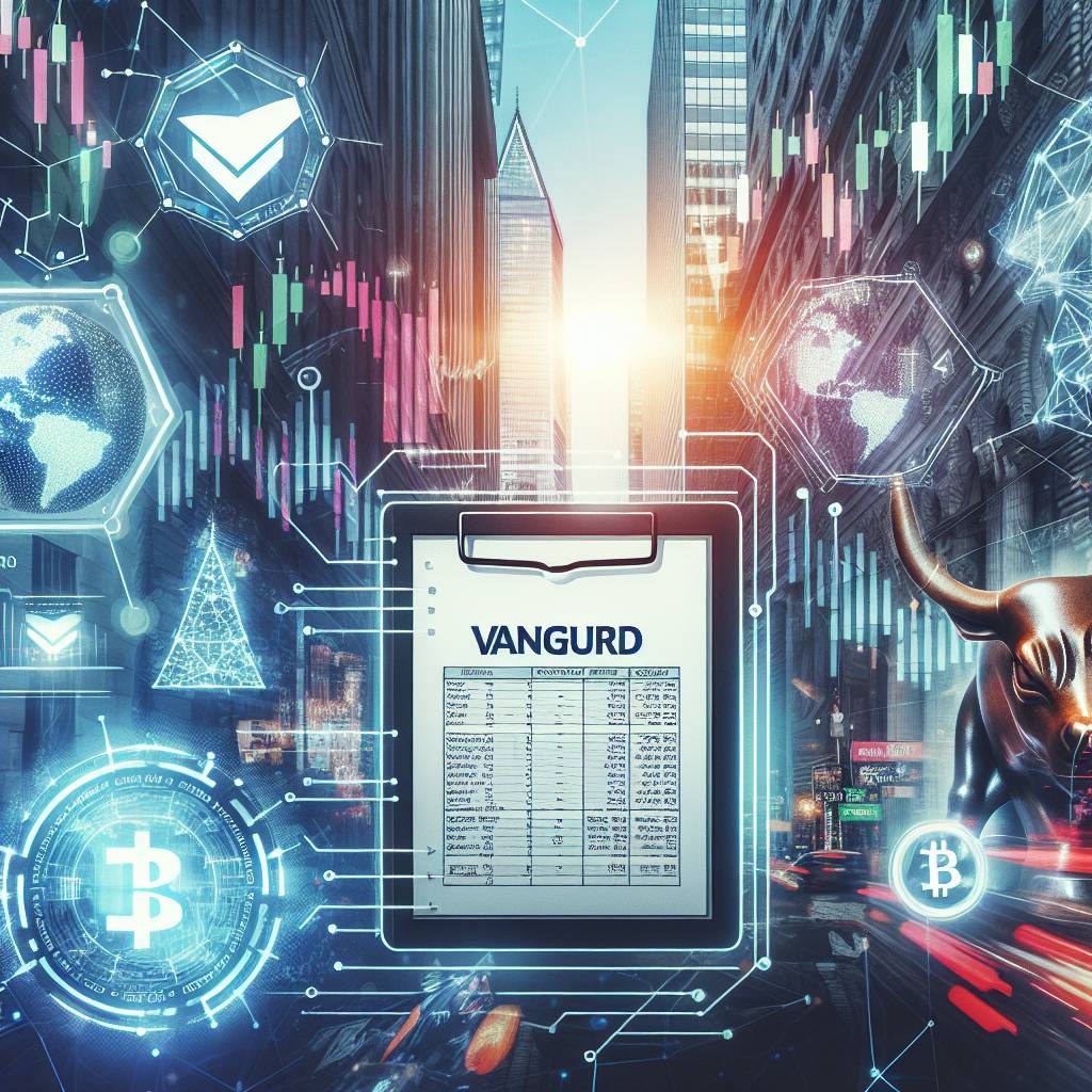 What role does Vanguard's balance sheet play in the cryptocurrency industry?