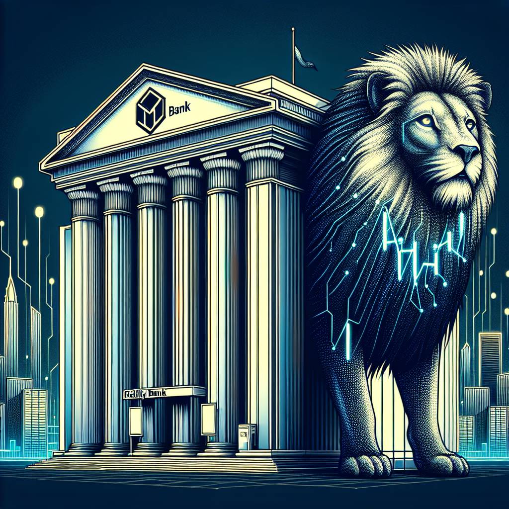 What is the impact of Fidelity Bank on the lion's cryptocurrency market?