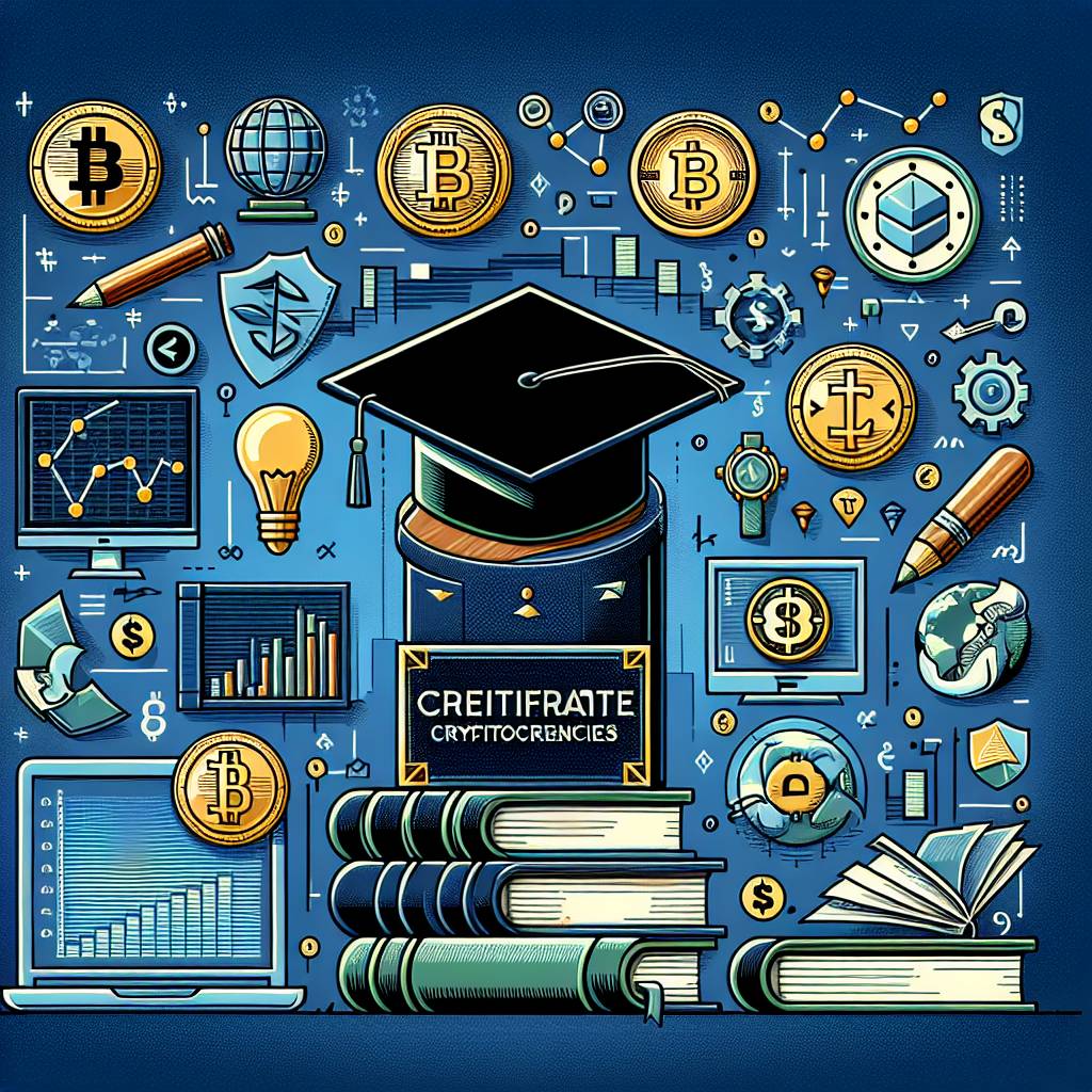 What are the best certificate programs for learning about cryptocurrencies?
