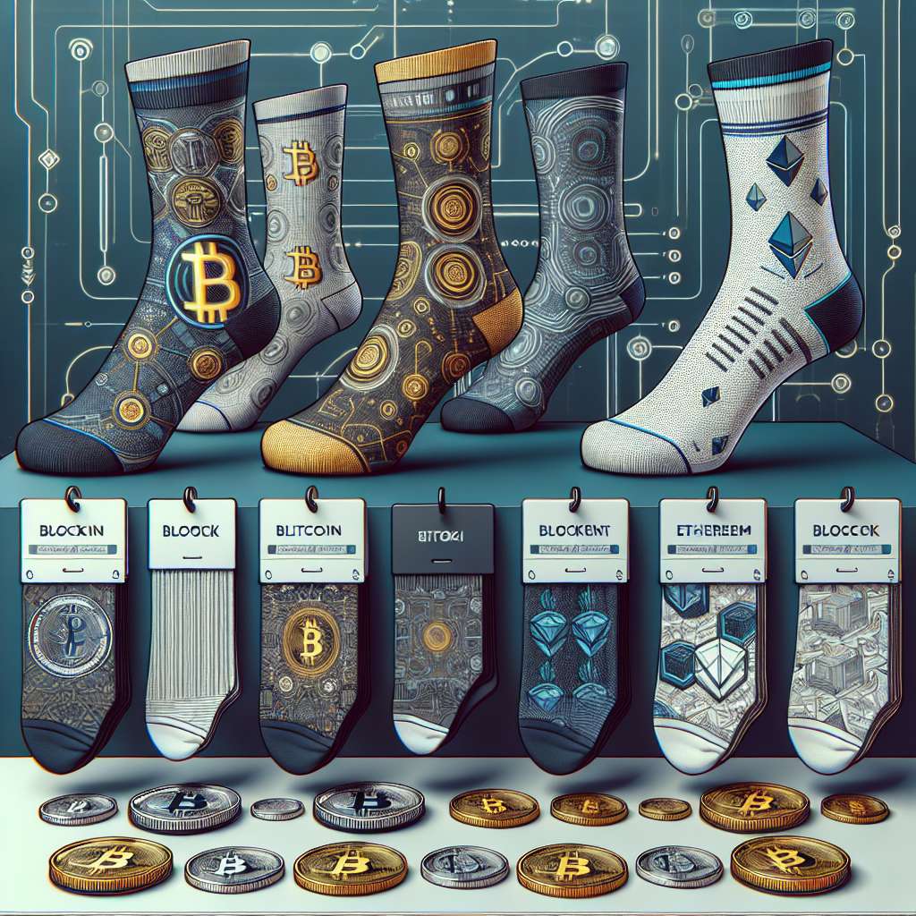 Where can I find crypto-themed socks for sale?