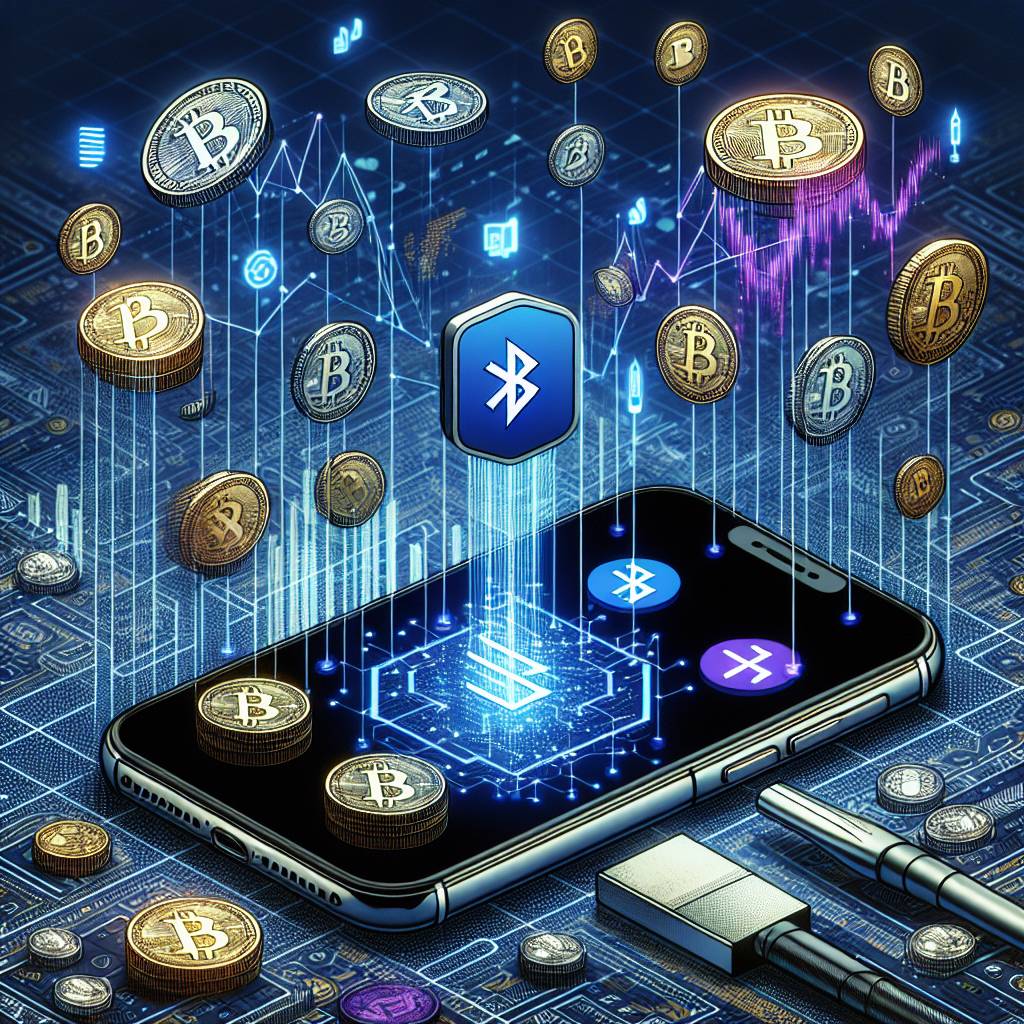 How can I use my iPhone 13 to connect to Bluetooth devices for cryptocurrency transactions?