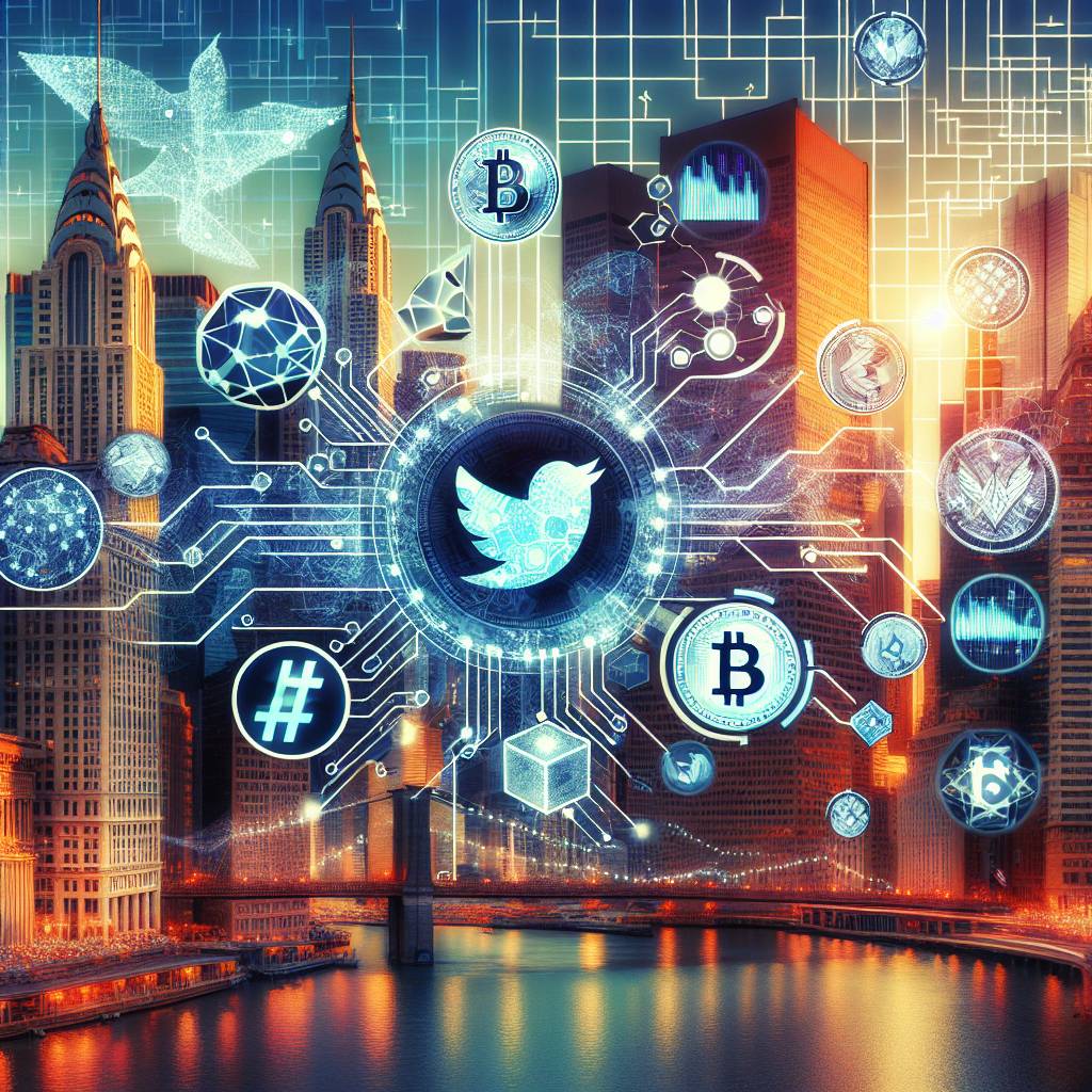 What are some tips for engaging with blockchain backers on Twitter?