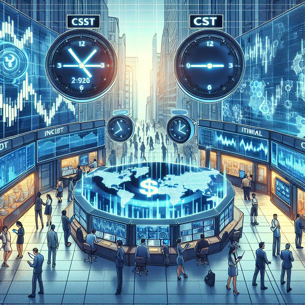 What is the impact of market close on cryptocurrency prices in CST?