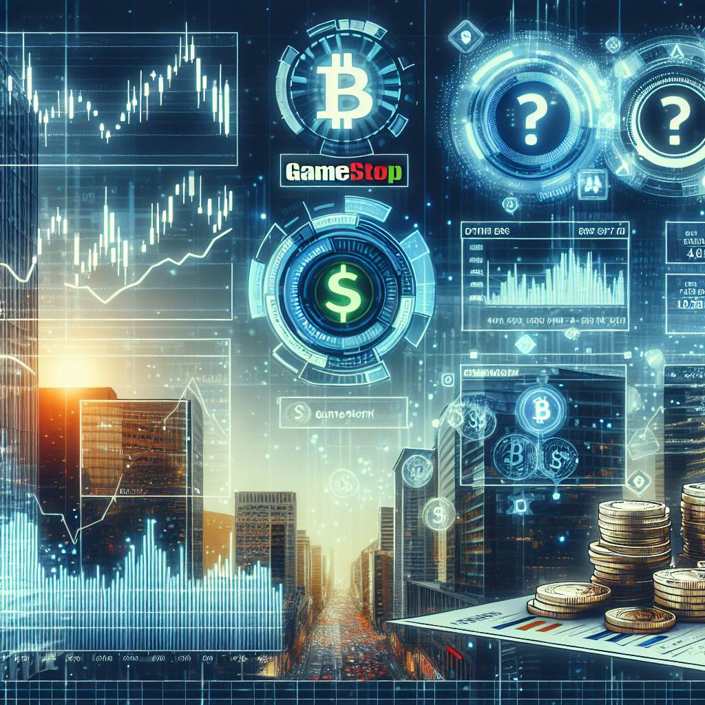 How does the GameStop stock graph affect the cryptocurrency market?