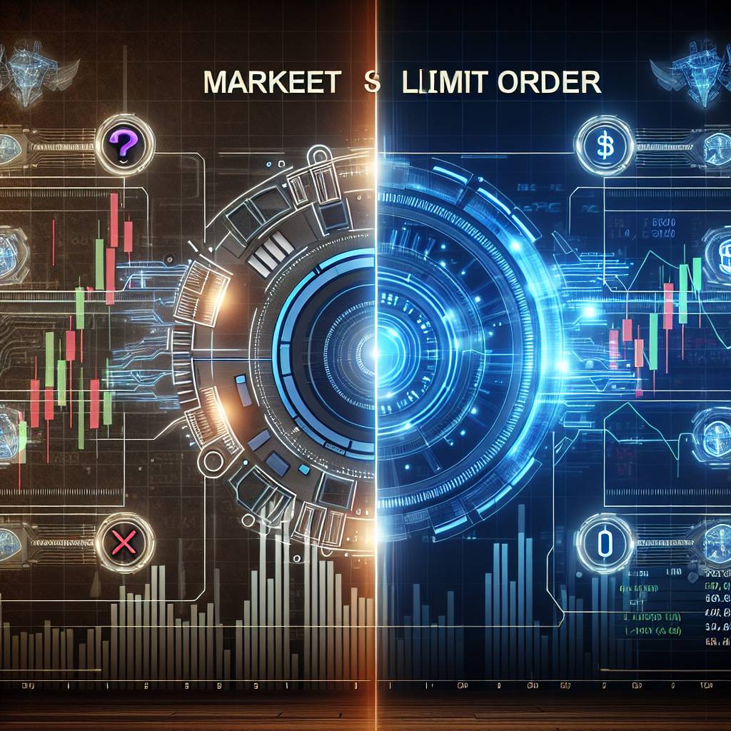 Which type of order is more suitable for trading volatile cryptocurrencies, market or limit?