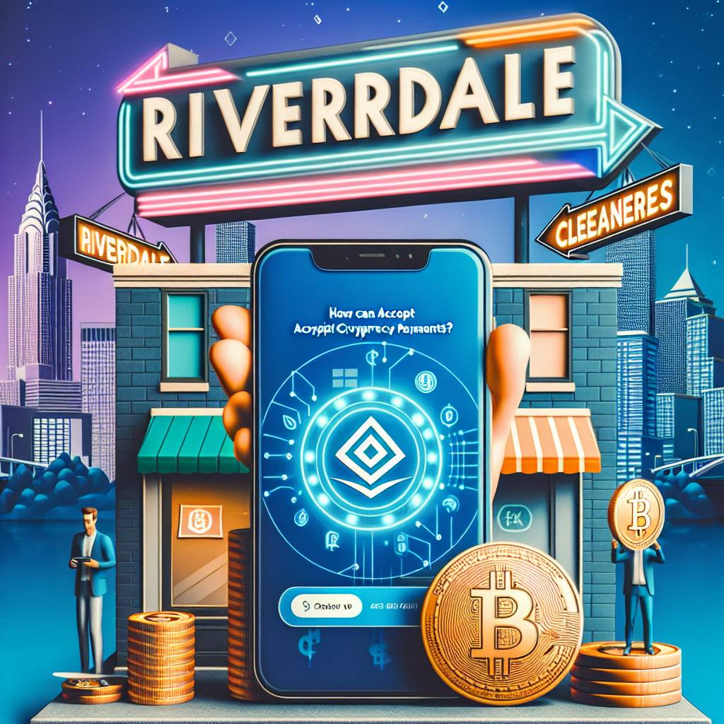 How can Riverdale Cleaners accept digital currency payments?