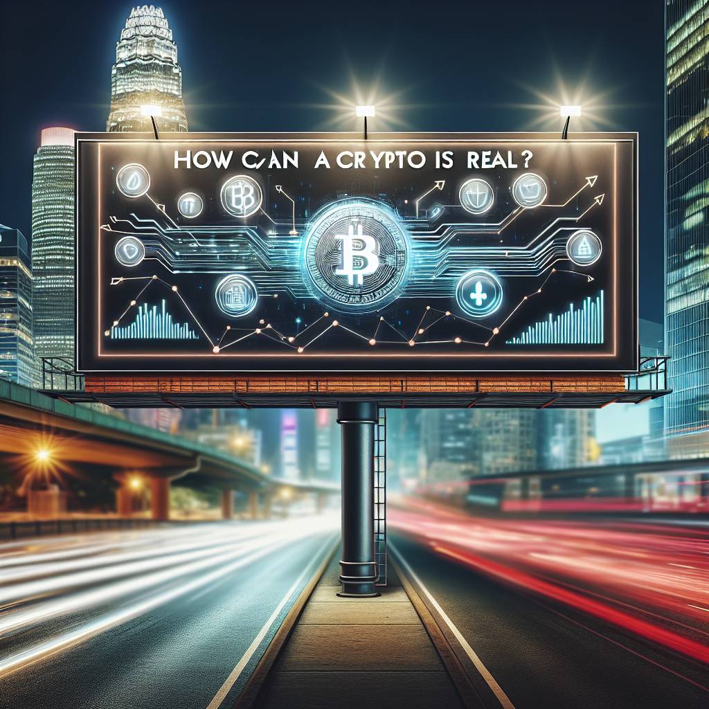 How can a crypto is real billboard attract more investors?