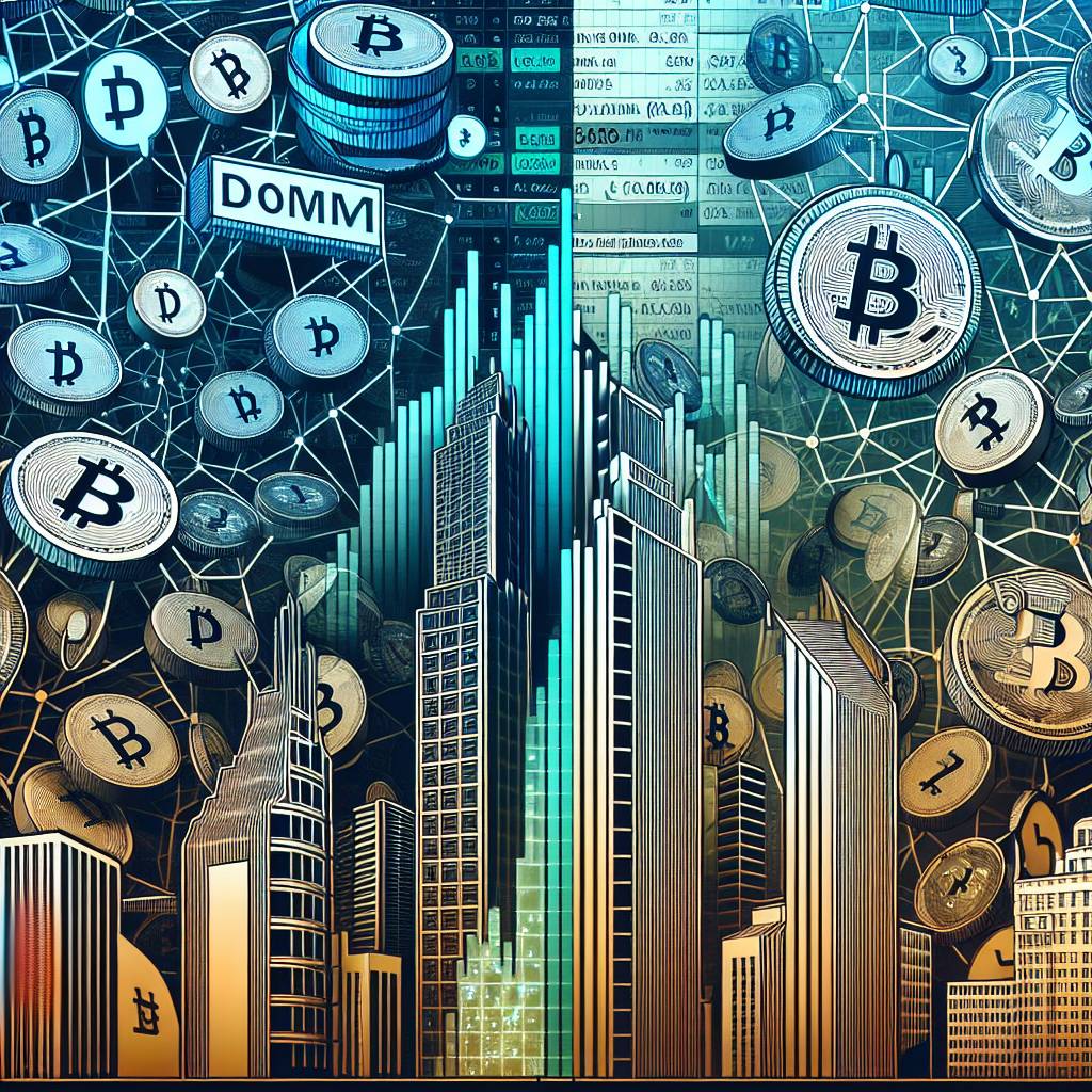 How does domain delegation work in the context of cryptocurrencies?