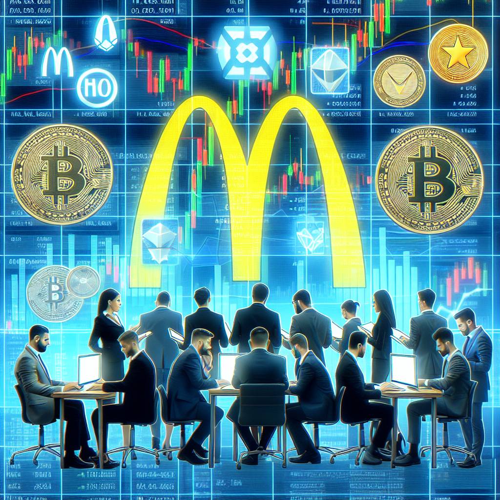 What role does McDonald's balance sheet play in the decision-making process of cryptocurrency traders?