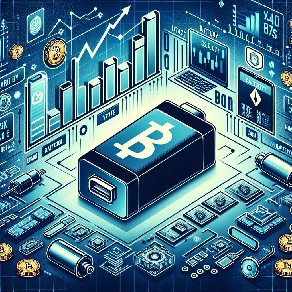 What are the key factors to consider when analyzing battery material stocks in relation to the cryptocurrency market?
