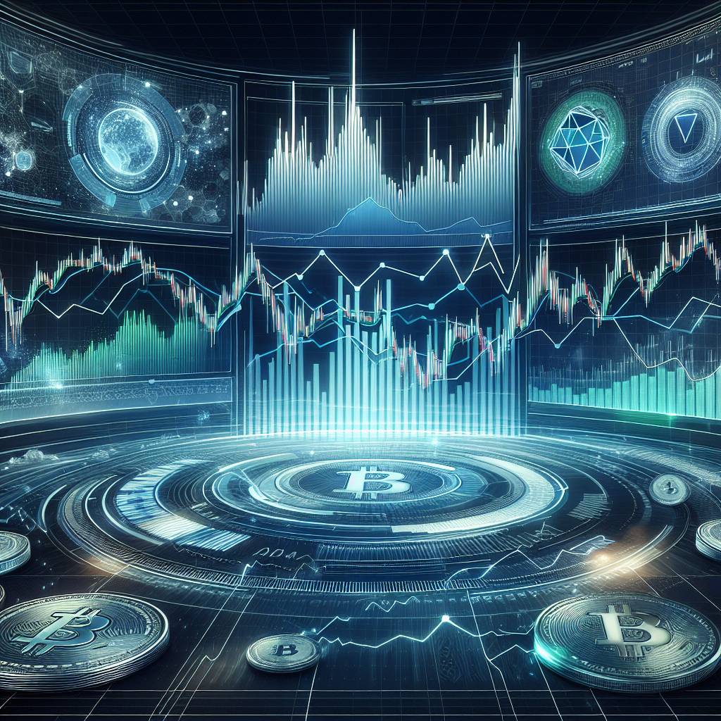 How can I interpret the graph patterns of different cryptocurrencies?