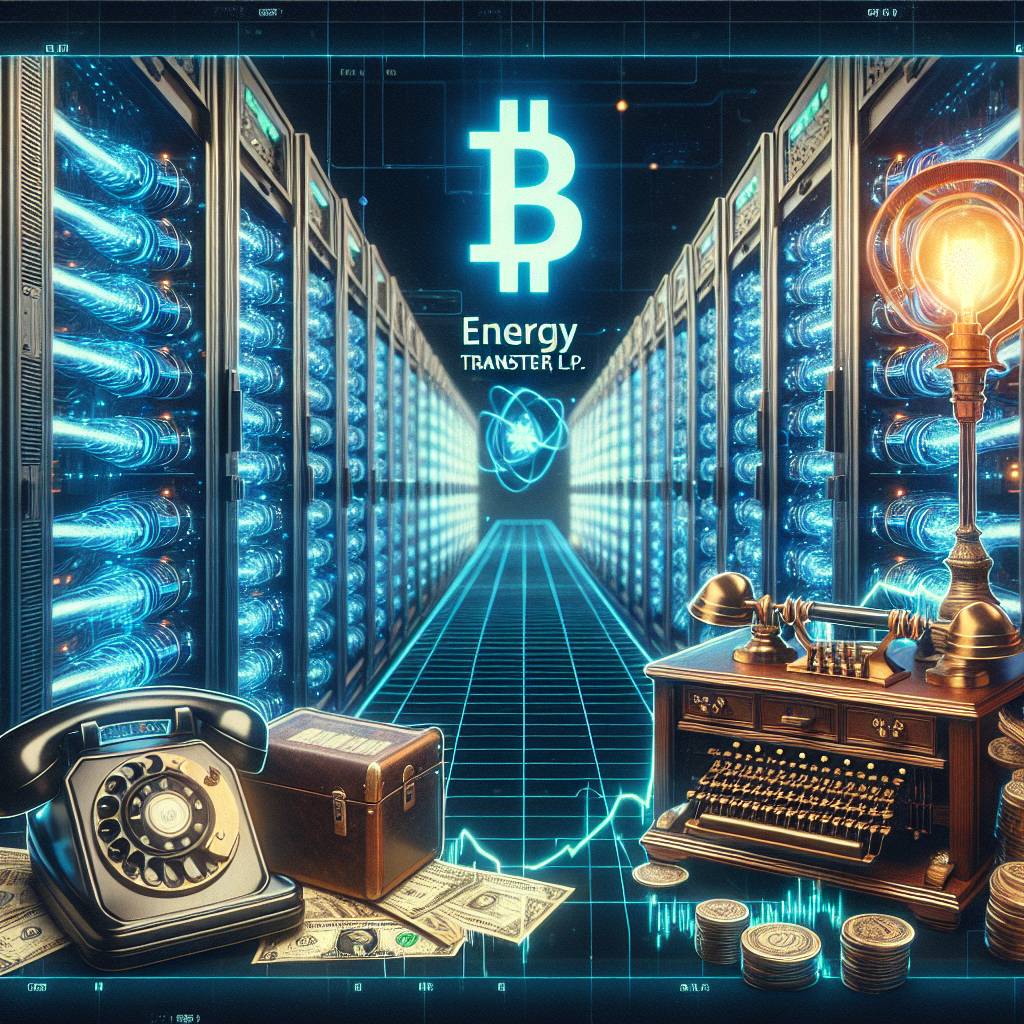 How does ET Energy Transfer Stock affect the value of cryptocurrencies?