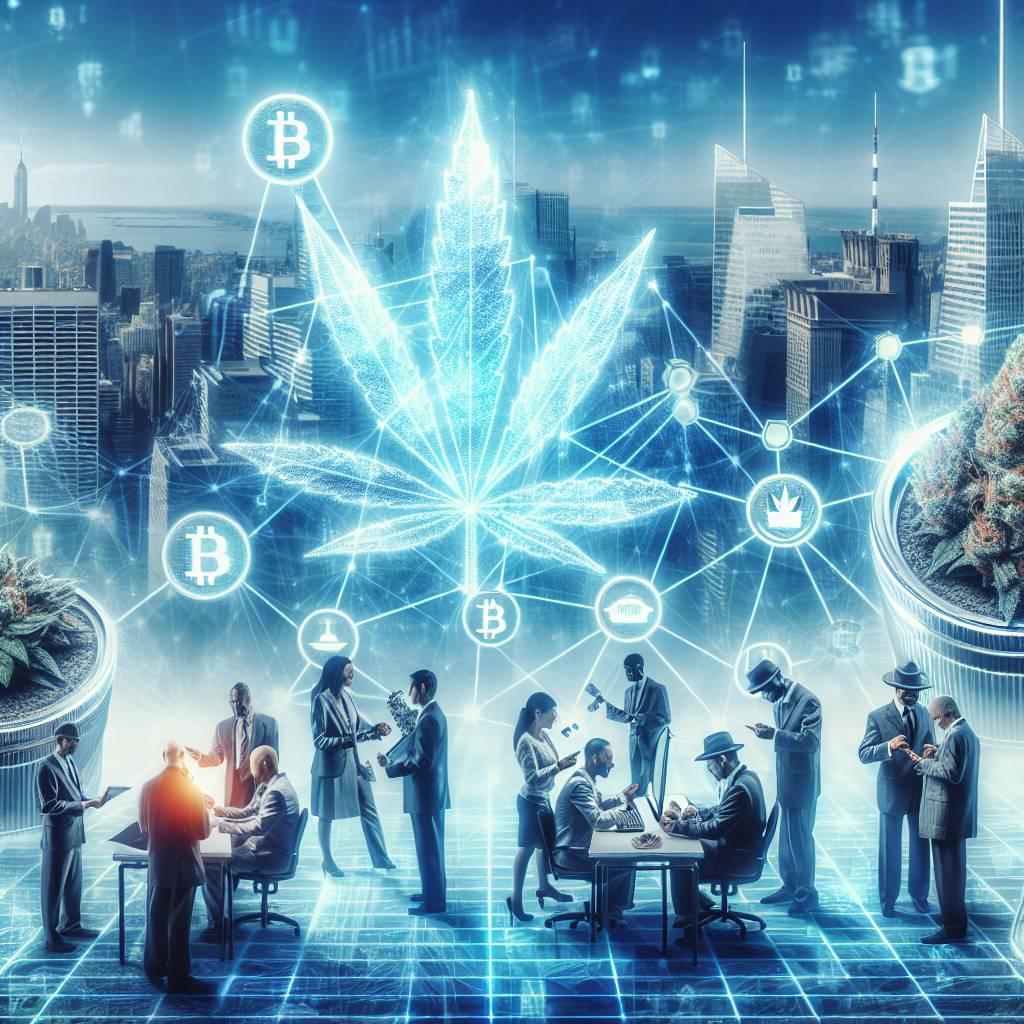 How can cannabis traders use blockchain technology to enhance their trading strategies?