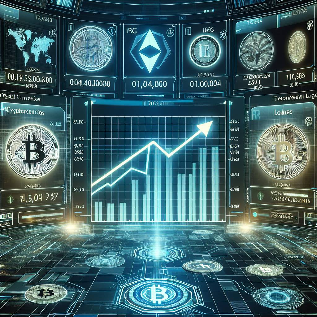 Which cryptocurrencies had the highest and lowest values in 2015?