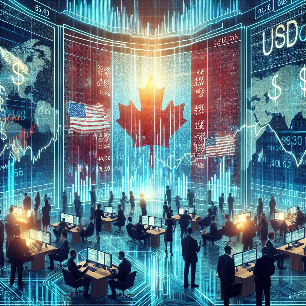 What is the current exchange rate for Canadian dollar to U.S. in the cryptocurrency market?