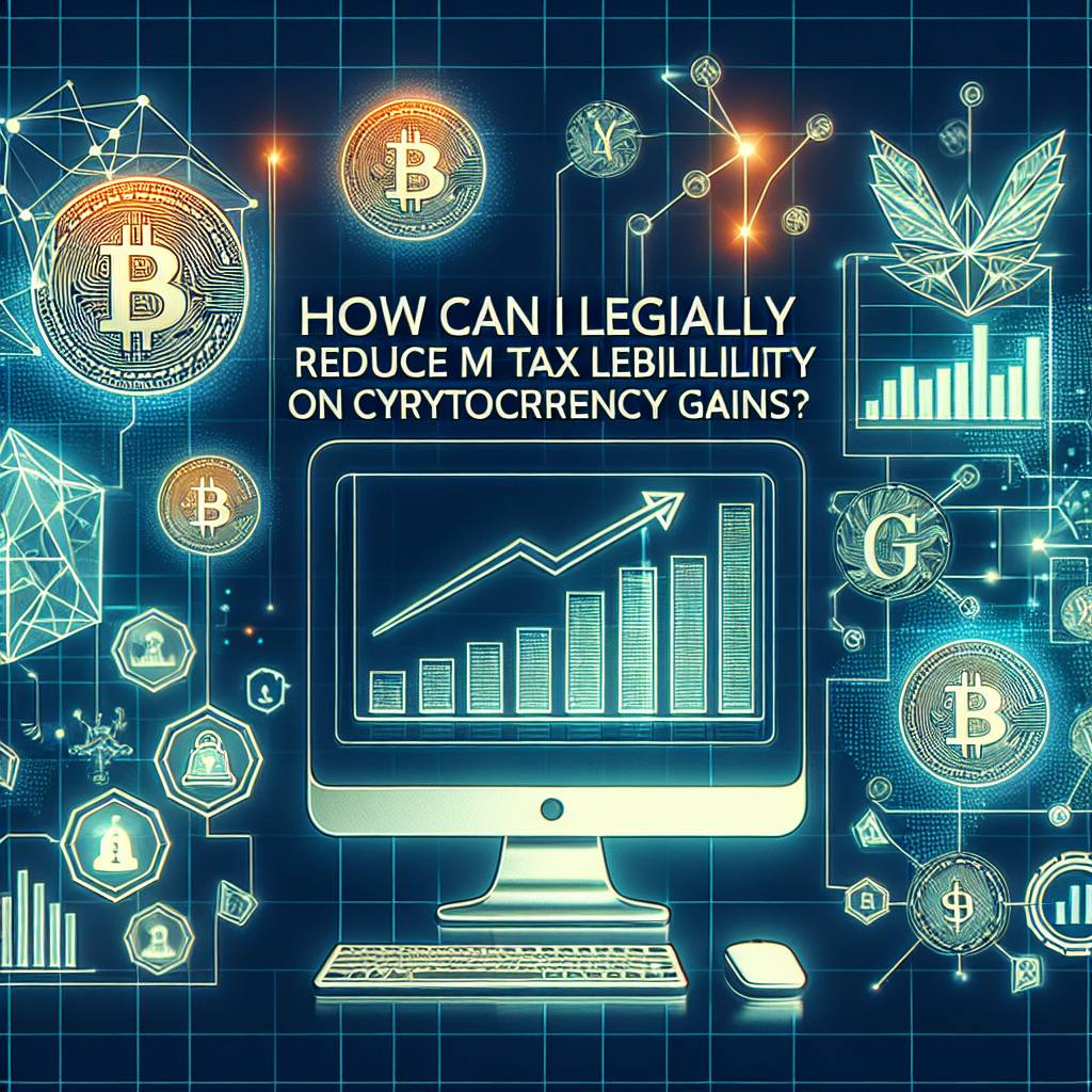 How can I legally reduce my tax liability on cryptocurrency gains?