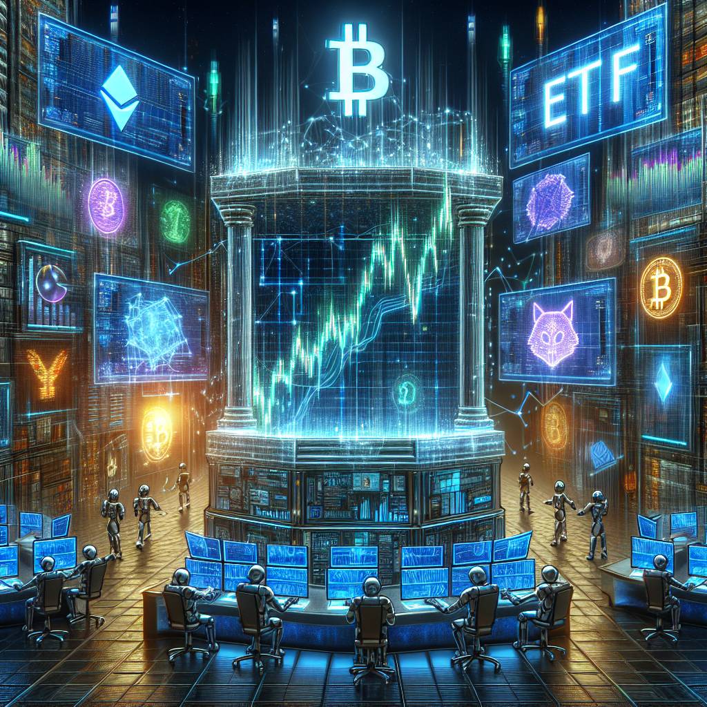 How does the performance of CSI QQQ ETF affect the price of digital currencies?